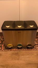 Homra prullenbak 3x 15 liter, Ophalen, Kunststof, 40 liter of meer, Zo goed als nieuw