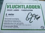 Vlucht ladder brand nood lang 5meter draag capiciteit 450kg, Doe-het-zelf en Verbouw, Ladders en Trappen, Nieuw, Ophalen of Verzenden