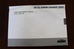 KTM 50SX Junior 2009 Chassis parts list 50 SX, Motoren, Ophalen of Verzenden, Overige merken