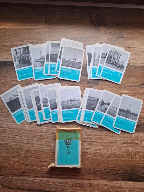 Vintage Koninklijke Marine Kwartetspel - Jaren '70, Hobby en Vrije tijd, Gezelschapsspellen | Bordspellen, Gebruikt, Drie of vier spelers