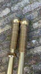 Gordijnroedes met antiek messing / koperen ringen 30-50mm ., Huis en Inrichting, Stoffering | Gordijnen en Lamellen, Ophalen of Verzenden
