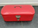 Broodtrommel,Rood,Emaille,1930,Broodbox,Breadbox,RETRO,brood, Ophalen of Verzenden, Huis en Inrichting