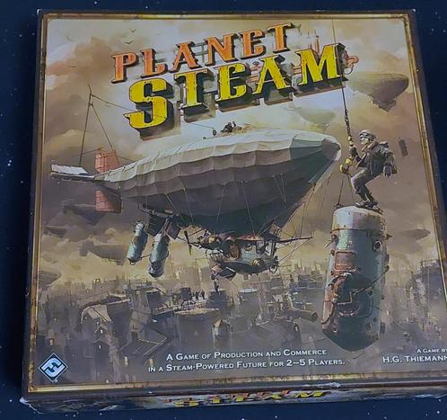 Planet Steam (2nd edition), Hobby en Vrije tijd, Gezelschapsspellen | Bordspellen, Gebruikt, Een of twee spelers, Drie of vier spelers