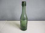 Glas ca 1900 C.Pluijmgraaf bier fles Katwijk aan Zee boot, Ophalen of Verzenden