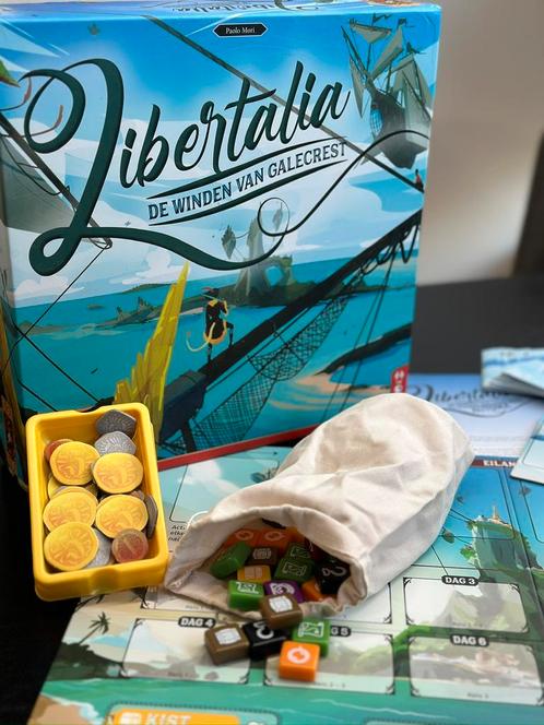 Libertalia - De Winden van Galecrest (999 games), Hobby en Vrije tijd, Gezelschapsspellen | Bordspellen, Zo goed als nieuw, Ophalen of Verzenden