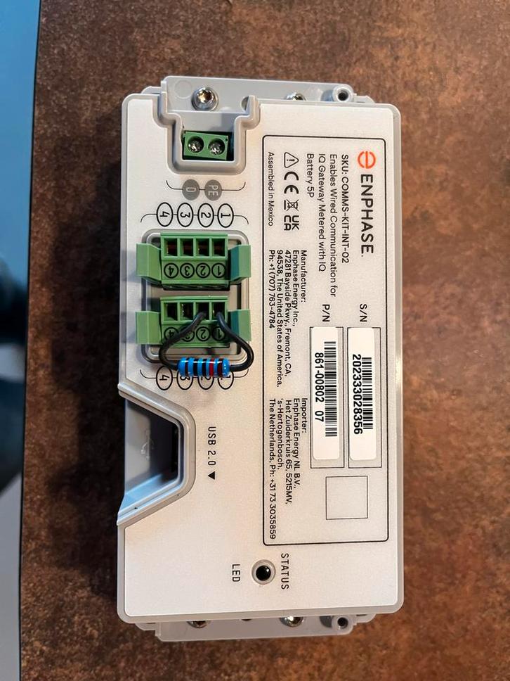 ENPHASE COMMS KIT INT-02 Communicatie Kit, Computers en Software, Interne voedingen, Zo goed als nieuw, Ophalen of Verzenden