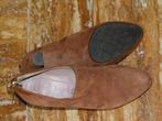 UNISA pumps,Mt 38 topstaat, Tweedehands, Bruin, Verzenden, Tweedehands