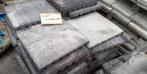 8 m2 zwarte rubber tegels 45 mm 50 x 50, Ophalen, Gebruikt, Overige typen, Rubber