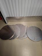 Aluminium Tafelbladen - 5 stuks, Ophalen, Zo goed als nieuw