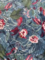 Ikea Filodendron botanisch dekbedovertrek 140 x 200 zgan., Huis en Inrichting, Slaapkamer | Beddengoed, Eenpersoons, Blauw, Dekbedovertrek