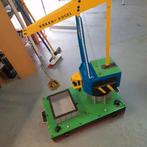 Modelbouw kraan op ponton, Ophalen, Gebruikt
