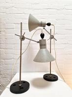 Set Vintage Industriële Tafellampen, 1960s, Gebruikt, -, Ophalen of Verzenden, Industrieel, stoer, nachtlampen, set, tafellampen, vintage