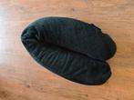 Snoozzz Voedingskussen Zwart Teddy + Hoes, Ophalen of Verzenden, Zo goed als nieuw, 100 cm of meer, Overige typen