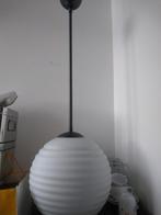 Massive hanglamp schoollamp glazen bol, Ophalen, Gebruikt, Minder dan 50 cm
