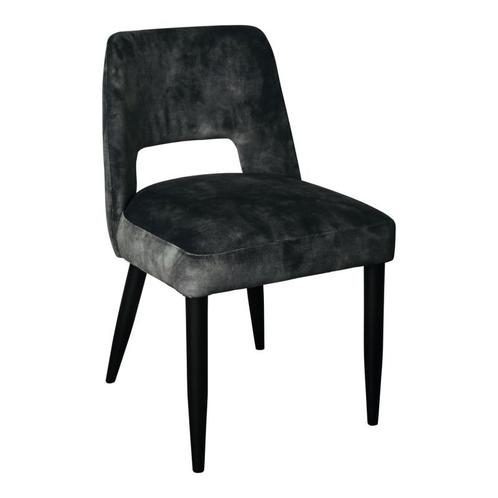 6x PTMD Jip Eetkamerstoelen - Antraciet Velvet -Nieuw staat, Huis en Inrichting, Stoelen, Nieuw, Vijf, Zes of meer stoelen, Stof