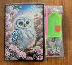 Diamond Painting notitieboekje Uil rond Nieuw, Hobby en Vrije tijd, Ophalen of Verzenden, Nieuw, Knutselwerk