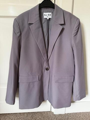 NA-KD oversized lila-paarse blazer maat S (nieuw) beschikbaar voor biedingen