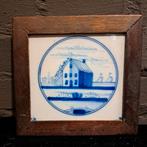 Delfts Blauw Tegeltableau Boerderij, Ophalen of Verzenden