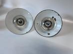 Vintage industrieel stallamp emaille kap bakelieten armatuur, Ophalen of Verzenden