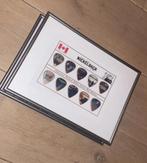 Nickelback – Collector’s Limited Edition Guitar Pick Display, Ophalen of Verzenden, Zo goed als nieuw, Poster, Artwork of Schilderij