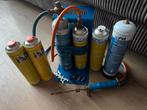 Autogeen lasset lasbranders hardsoldeer met 5 nieuwe flessen, Doe-het-zelf en Verbouw, Gereedschap | Lasapparaten, Ophalen of Verzenden