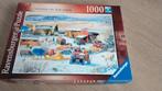 Ravensburger puzzel 1000 stukjes boerderij in de winter, Ophalen of Verzenden, 500 t/m 1500 stukjes, Zo goed als nieuw, Legpuzzel