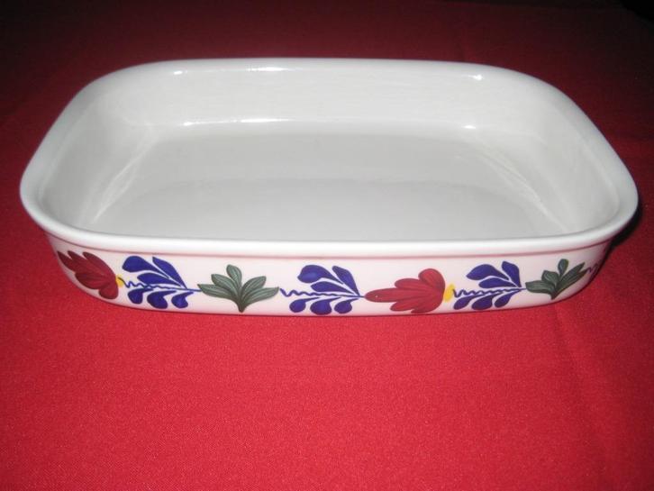 Boerenbont - Boch - Ovenschaal rechthoek -, Huis en Inrichting, Keuken | Servies, Zo goed als nieuw, Schaal of Schalen, Boerenbont