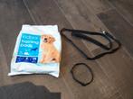 Puppy halsband + loopriem., Zo goed als nieuw, Ophalen