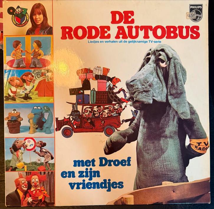 De Rode Autobus LP - Kinderliedjes, Cd's en Dvd's, Vinyl | Kinderen en Jeugd, Gebruikt, Muziek, 3 tot 5 jaar, Ophalen of Verzenden