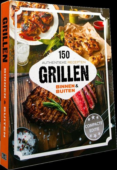 150 Authentieke Recepten Grillen Binnen & Buiten, Boeken, Kookboeken, Zo goed als nieuw, Verzenden