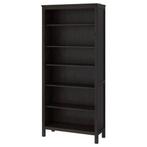 Hemnes boekenkast zwartbruin, Huis en Inrichting, Kasten | Boekenkasten, Ophalen, Gebruikt, 50 tot 100 cm, 150 tot 200 cm