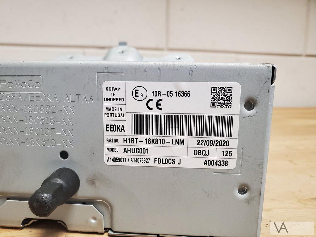 Ford Fiesta 2017 - 2023 radio navigatie module h1bt18k810lnm, Ophalen of Verzenden, Gebruikt, Ford