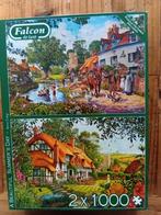 Falcon de Luxe Puzzel - 2 x 1000 stukjes, Ophalen, 500 t/m 1500 stukjes, Zo goed als nieuw, Legpuzzel