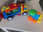 Speelgoed Auto Transporter met Trein, Ophalen of Verzenden, Gebruikt, Jongen of Meisje