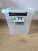 Kunststof Opbergbox Box One 19L, Ophalen, Minder dan 50 cm, Zo goed als nieuw, Minder dan 50 cm