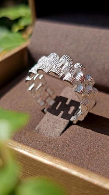 Zilveren Rolex Unisex Ring - zilveren 925 - Nieuw! beschikbaar voor biedingen