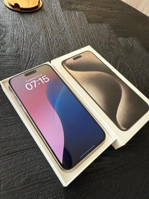 iPhone 15 Pro Max in topconditie!, Telecommunicatie, Mobiele telefoons | Apple iPhone, Zo goed als nieuw, 256 GB, Zonder abonnement