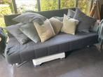 Mooie bank slaapbank grijs antraciet, Antiek en Kunst, Antiek | Meubels | Stoelen en Banken, Ophalen of Verzenden