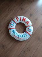 Fina  motor oil reclame band bord, Verzamelen, Merken en Reclamevoorwerpen, Ophalen of Verzenden, Gebruikt, Reclamebord