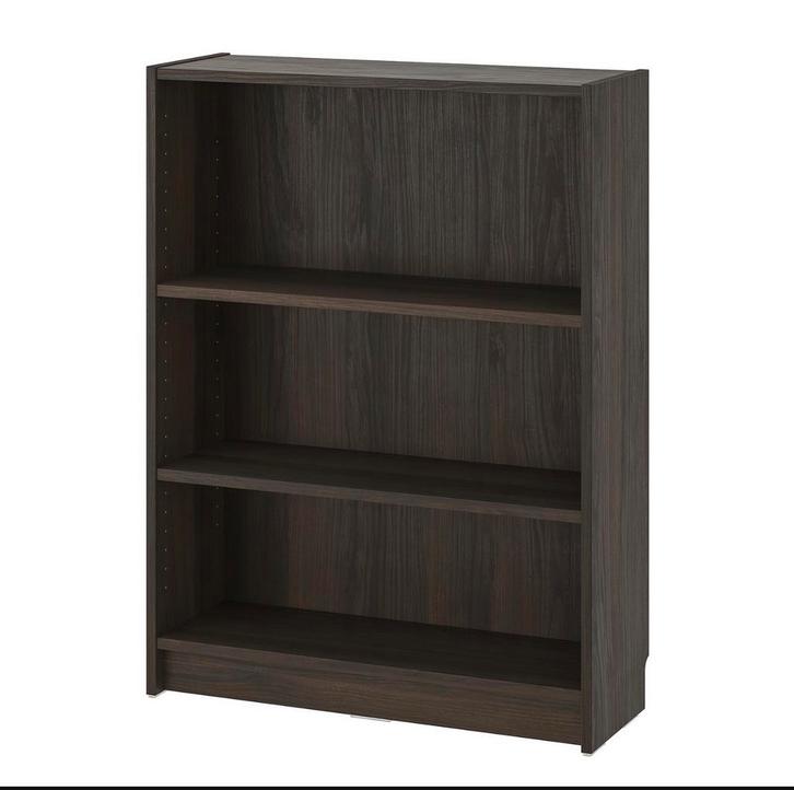4 stuks IKEA Billy Boekenkast - Donkerbruin Eiken Houtlook, Huis en Inrichting, Kasten | Boekenkasten, Gebruikt, 50 tot 100 cm