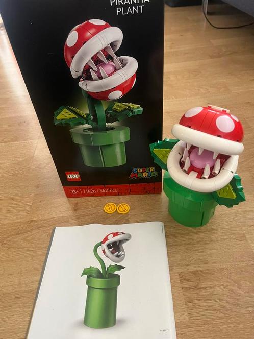 Lego mario piranha plant 71426, Kinderen en Baby's, Speelgoed | Duplo en Lego, Zo goed als nieuw, Lego, Complete set, Ophalen of Verzenden