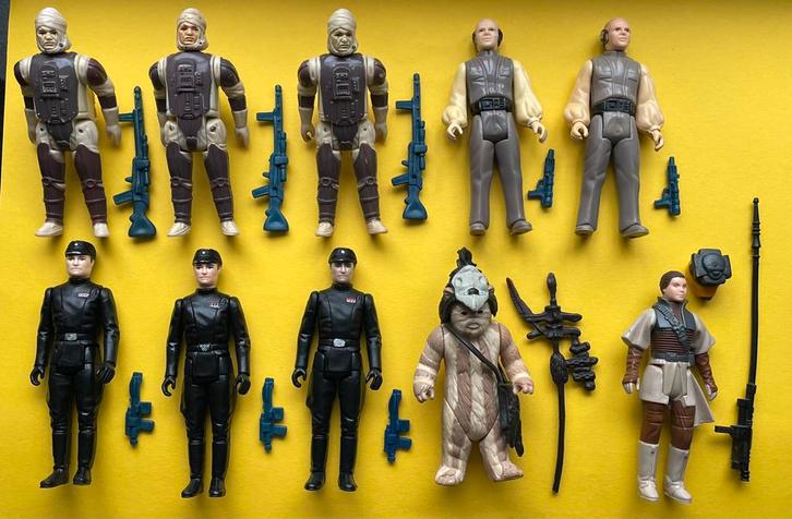 Diverse Complete Vintage Kenner Star Wars actiefiguren, Verzamelen, Star Wars, Gebruikt, Actiefiguurtje, Ophalen of Verzenden