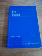 Bio statica, Boeken, Studieboeken en Cursussen, Zo goed als nieuw, Harry H.N  Oonk, Beta, HBO