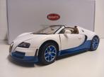 Bugatti Veyron 16.4 Grand Sport Vitesse wit Rastar 1:18 KRD, Ophalen of Verzenden, Zo goed als nieuw, Auto, Overige merken