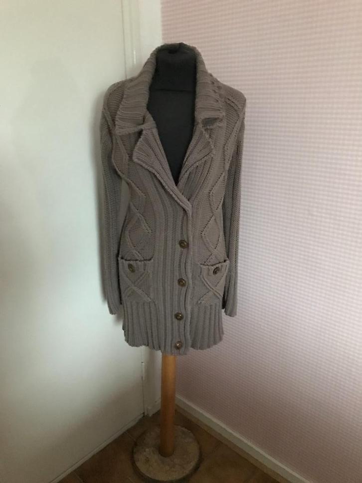 vest (Flash Lights) S/M, Kleding | Dames, Truien en Vesten, Gedragen, Maat 36 (S), Bruin, Ophalen of Verzenden
