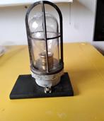 Antieke messing  scheepslamp/ bulley, Antiek en Kunst, Antiek | Lampen, Verzenden