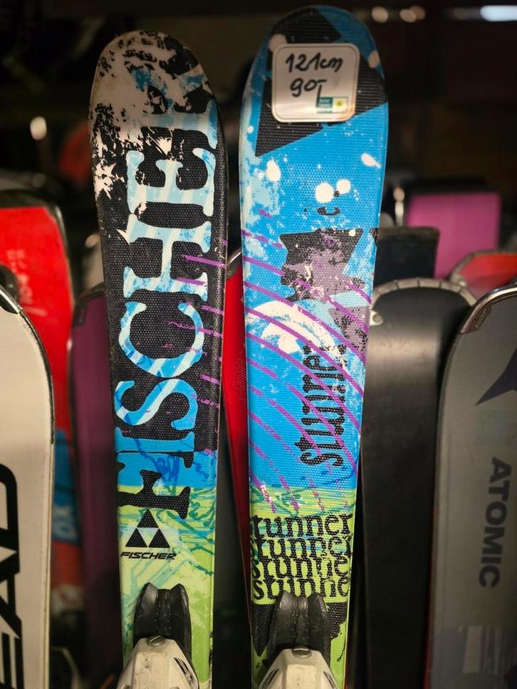 121cm FISCHER STUNNER (JUNIOR), Sport en Fitness, Skiën en Langlaufen, Zo goed als nieuw, Ski's, Skiën, Fischer, Carve, 100 tot 140 cm