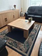 Salontafel lichteiken, Huis en Inrichting, Tafels | Salontafels, 50 tot 100 cm, Vierkant, Ophalen of Verzenden, Zo goed als nieuw