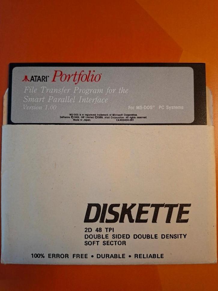 atari portfolio software, Computers en Software, Vintage Computers, Ophalen of Verzenden