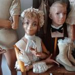 Antieke etalagepop mannequin buste, Ophalen of Verzenden